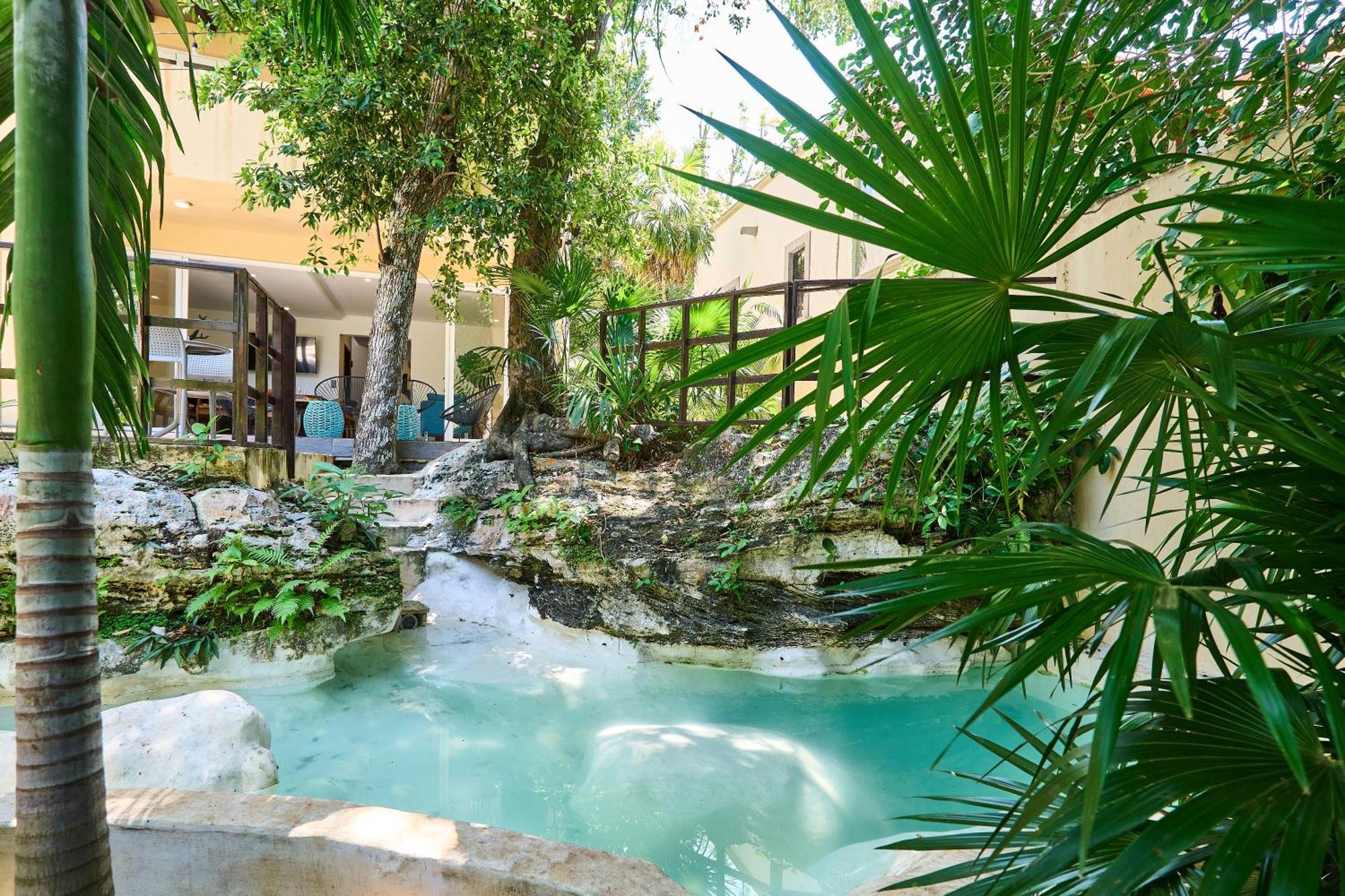 הוילה פלאייה דל כרמן Stunning Mansion 6Br With Artificial Cenote And Private Pool With Ocean View מראה חיצוני תמונה